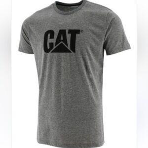 Caterpillar Cat Gray Tee Shirt - medium